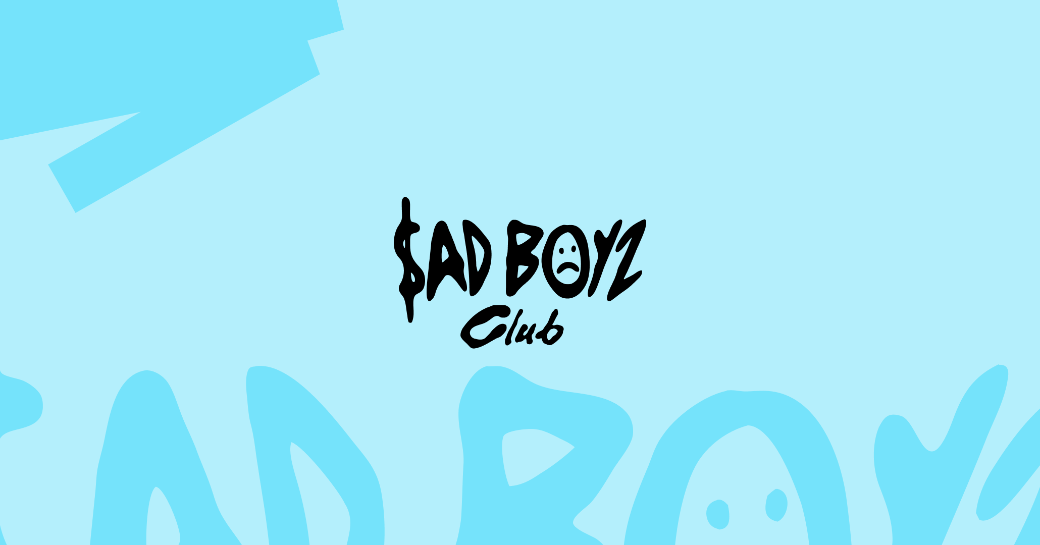 Logo on colored background